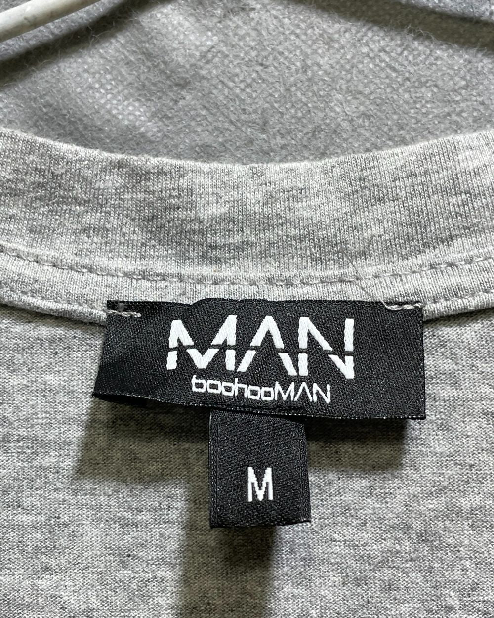 Boohoo Gray Blue T Shirt For Men Medium | Preloved Labels