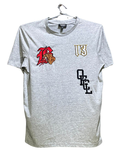 Boohoo Gray Blue T Shirt For Men Medium | Preloved Labels