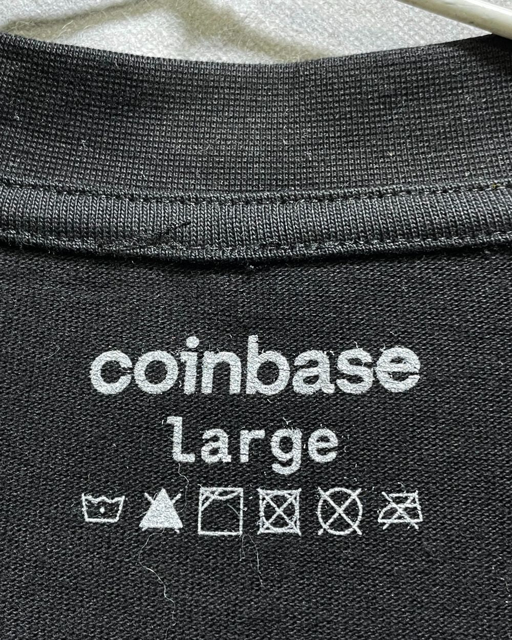 Coinbase Black T Shirt For Men L | Preloved Labels