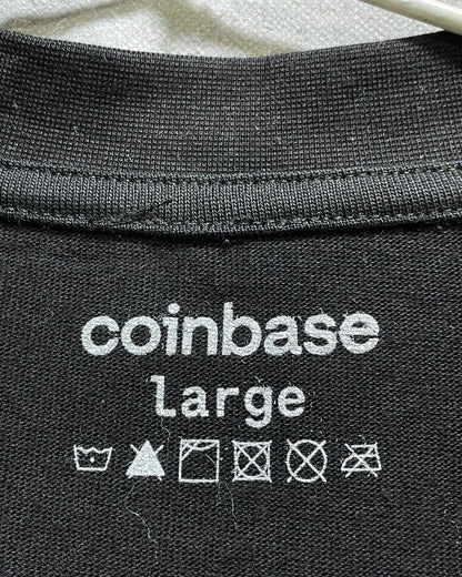 Coinbase Black T Shirt For Men L | Preloved Labels