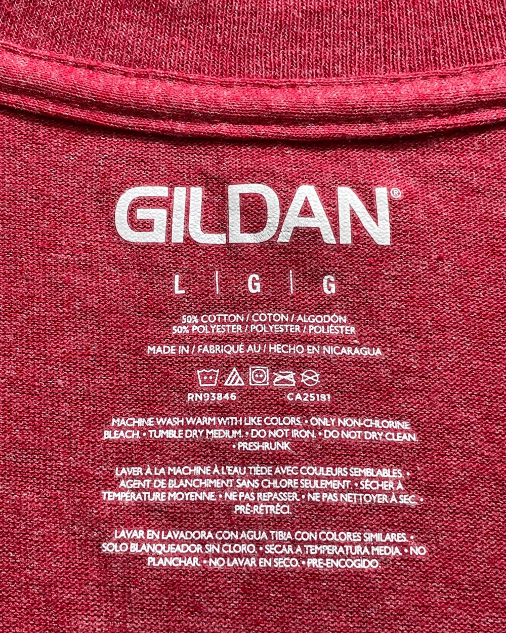 Gildan Red T Shirt For Men L | Preloved Labels