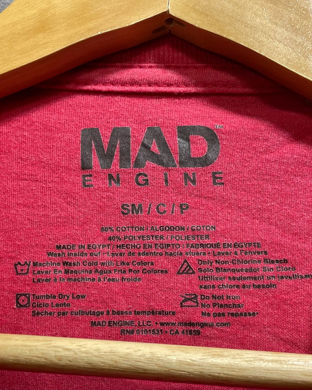 Mad Engine Red T Shirt For Men S | Preloved Labels