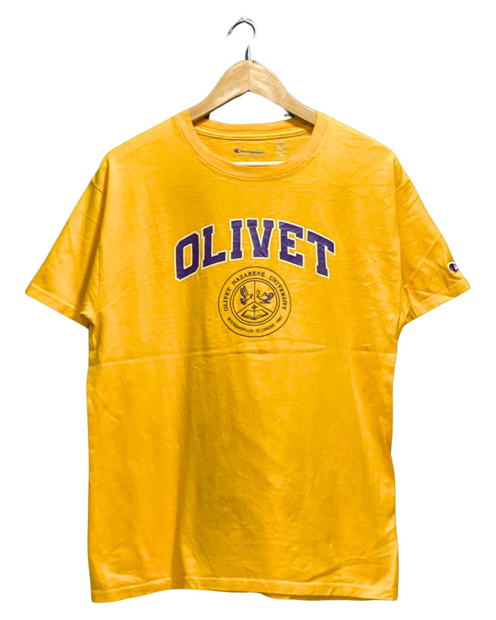 Champion Yellow T Shirt For Men Medium | Preloved Labels