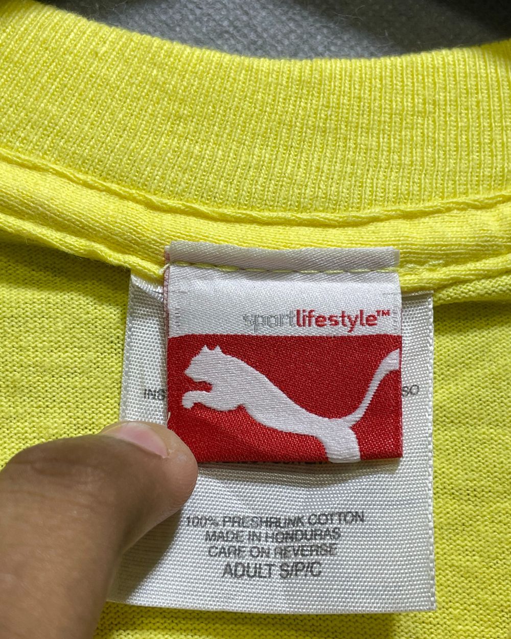 Puma Yellow T Shirt For Men XS | Preloved Labels