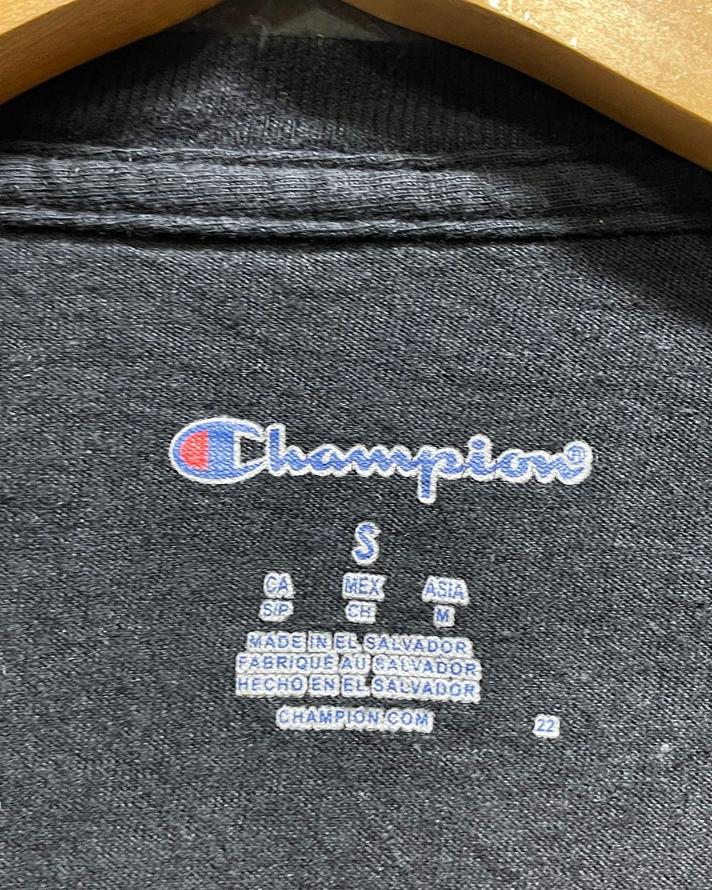 Champion Black T Shirt For Men S | Preloved Labels