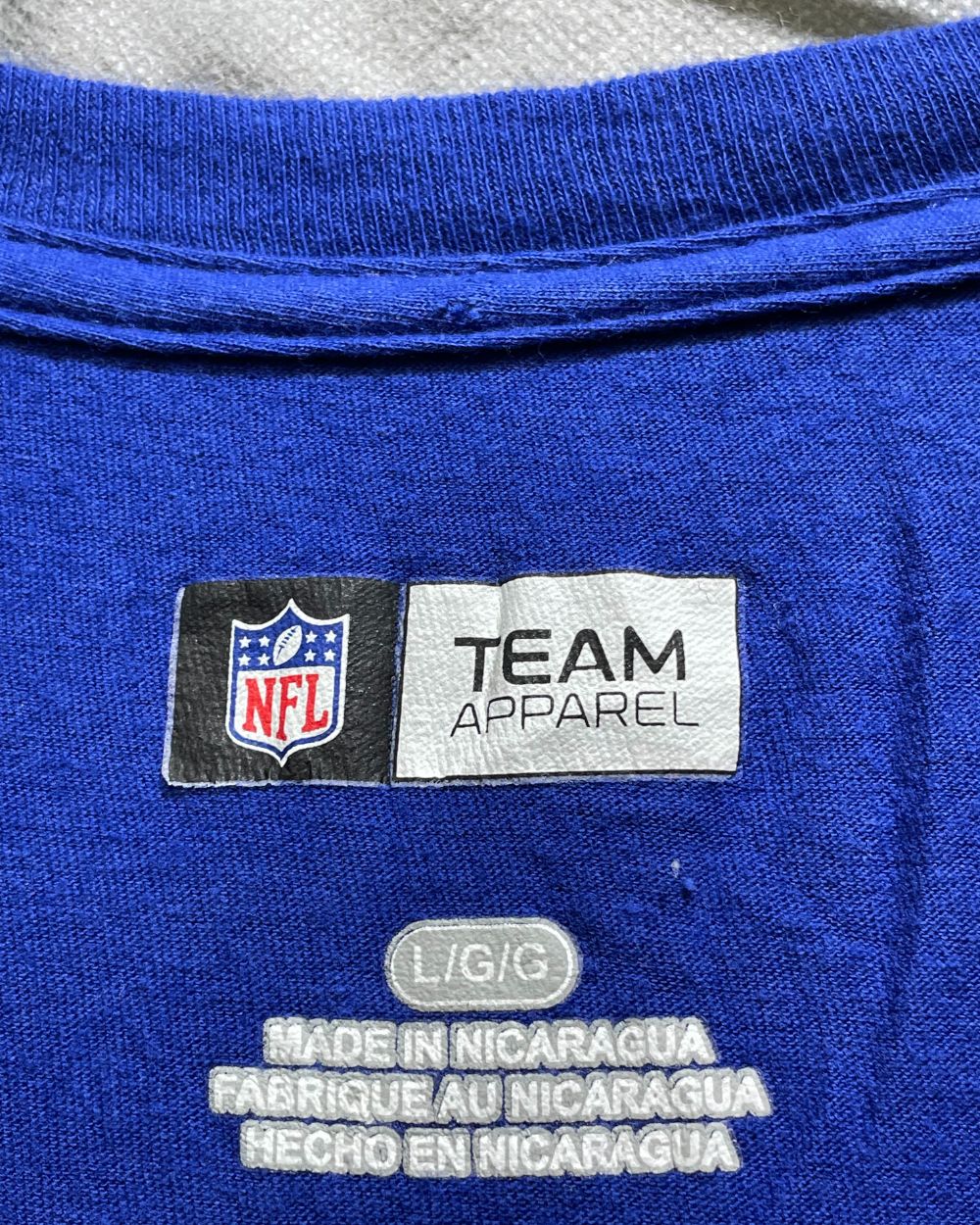 NFL Blue T Shirt For Men L | Preloved Labels