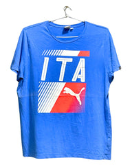 Puma Blue T Shirt For Men Medium | Preloved Labels