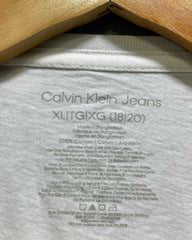 Calvin Klein White T Shirt For Men XL