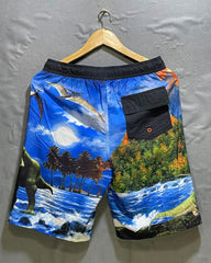 Wonder Nation 3D Print Parachute Short For Men XXL | Preloved Labels