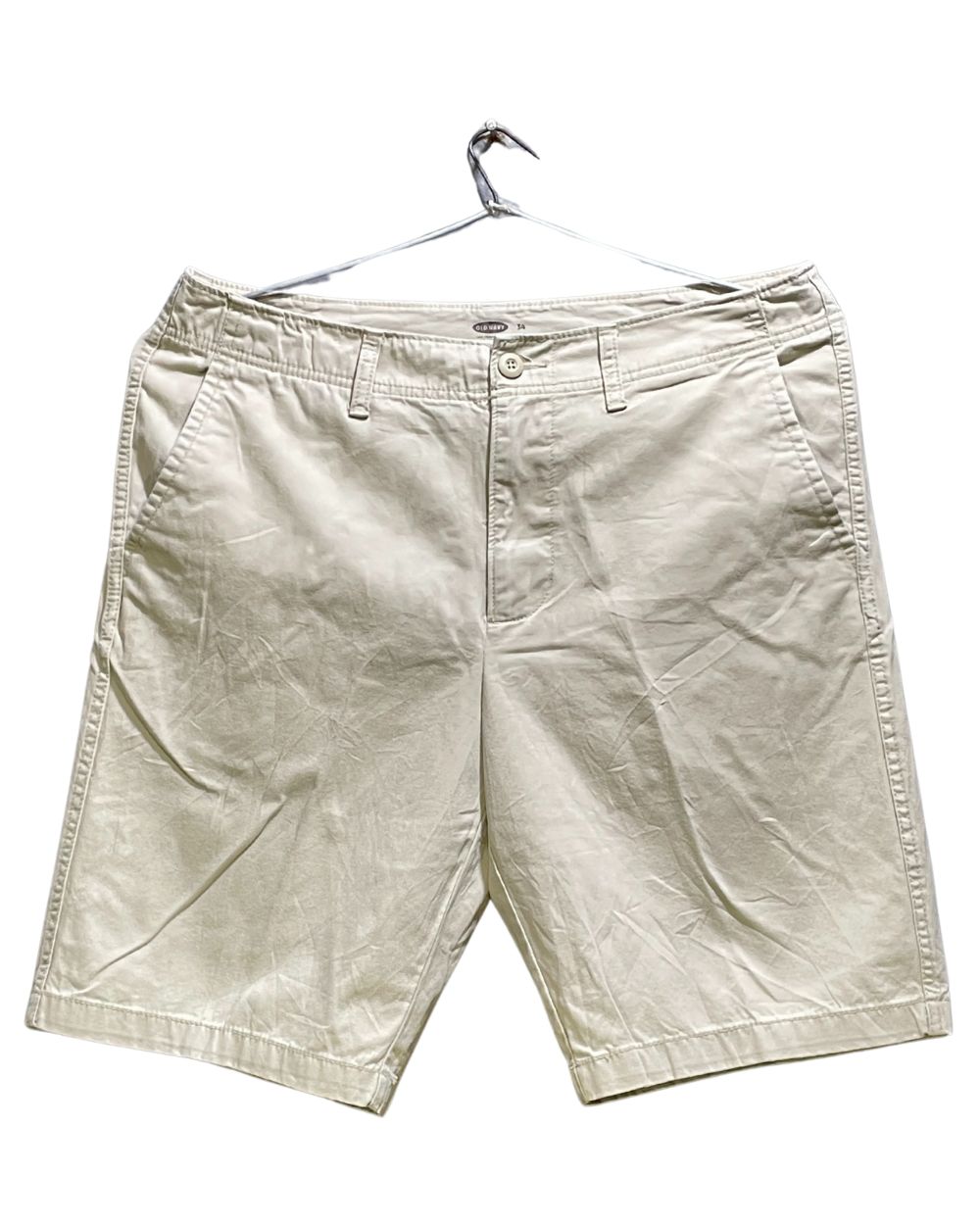 Old Navy Cream Cotton Short For Men L | Preloved Labels