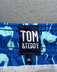 Tom & Teddy Blue Parachute Short For Men XL | Preloved Labels