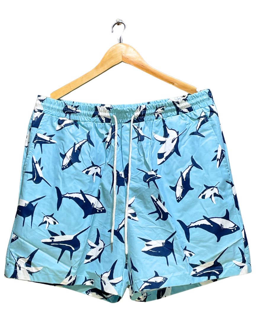 SHEIN Blue Parachute Short For Men XL | Preloved Labels