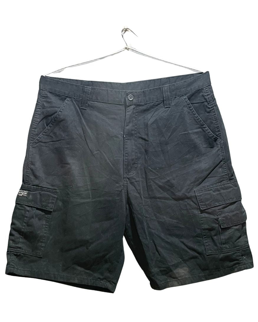 Wrangler Black Cotton Short For Men XL | Preloved Labels