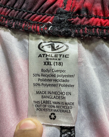 Athletics Works Red Sport Short For Men XXL | Preloved Labels