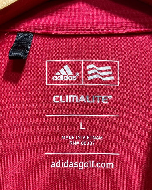 Adidas Red Sport Polo T Shirt For Men X Large | Preloved Labels