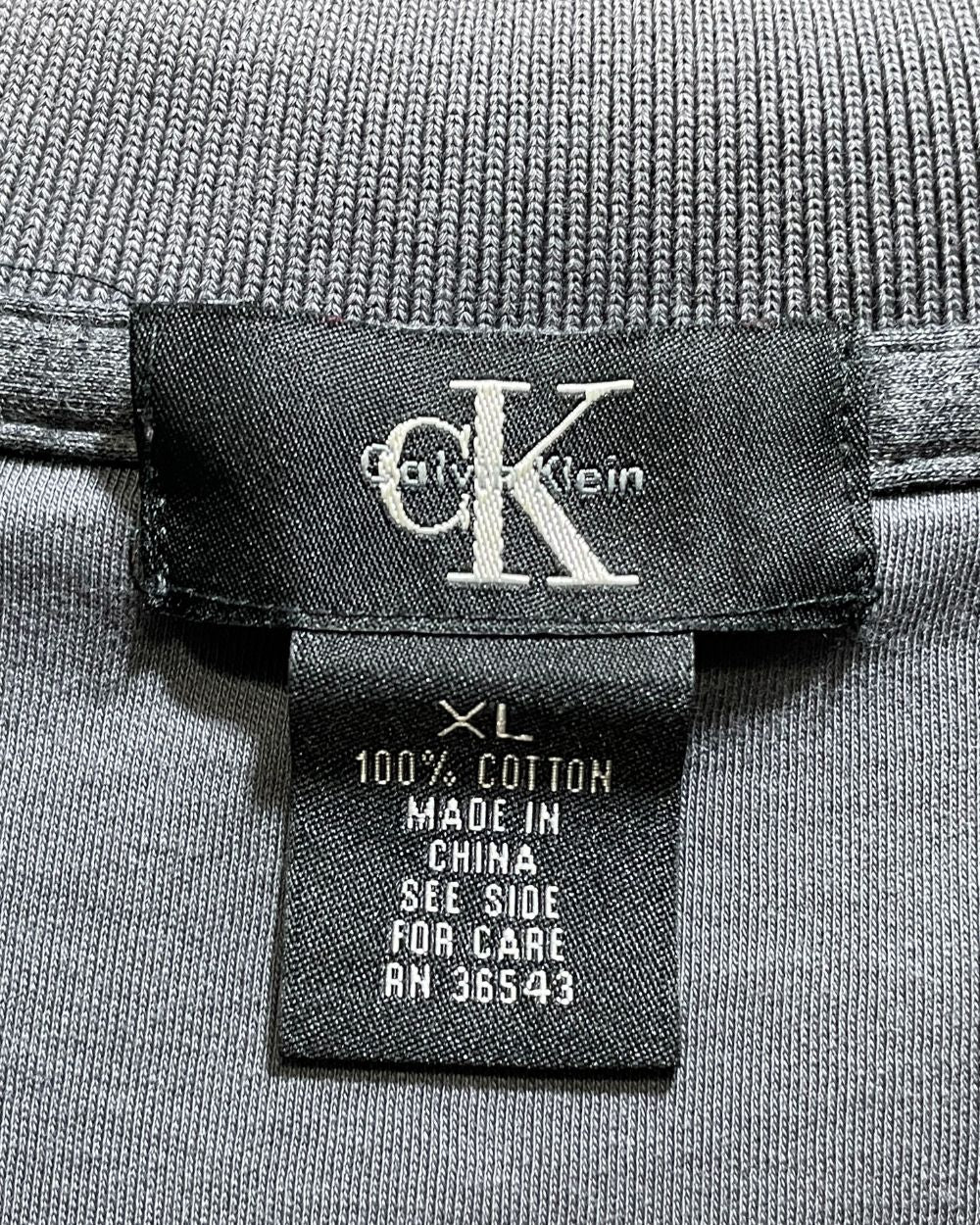 Calvin Klein Gray Sport Polo T Shirt For Men X Large | Preloved Labels
