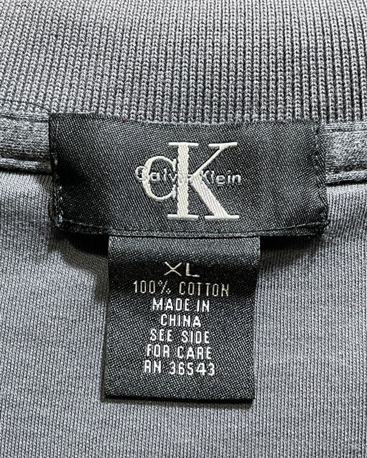Calvin Klein Gray Sport Polo T Shirt For Men X Large | Preloved Labels