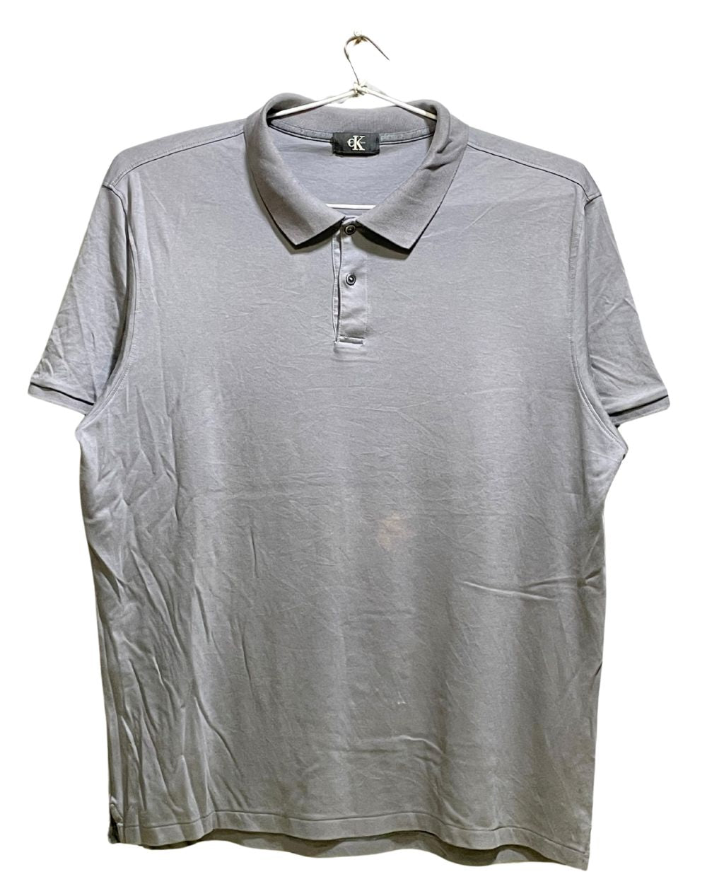 Calvin Klein Gray Sport Polo T Shirt For Men X Large | Preloved Labels