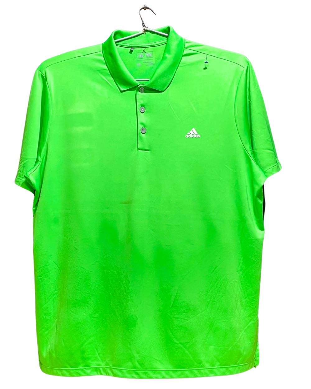 Adidas Green Sport Polo T Shirt For Men X Large | Preloved Labels