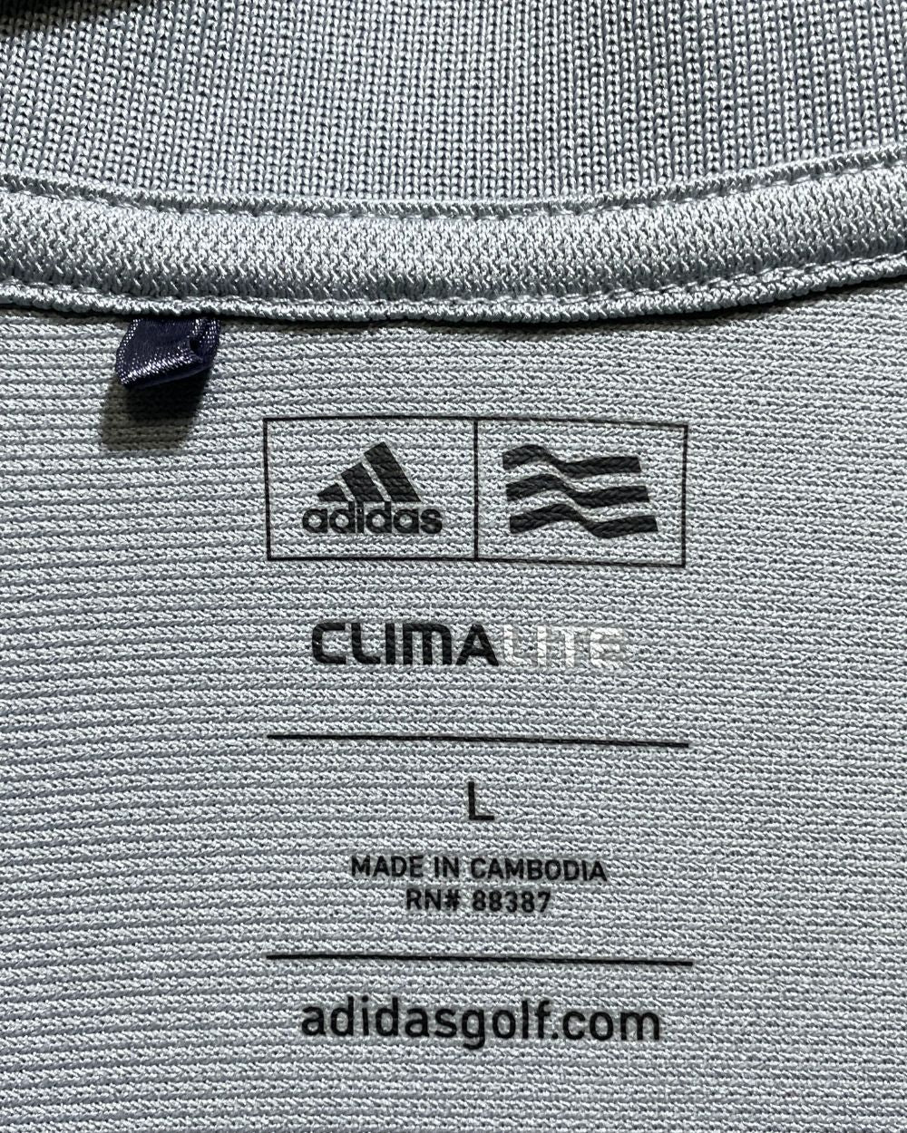 Adidas Gray Sport Polo T Shirt For Men Large | Preloved Labels
