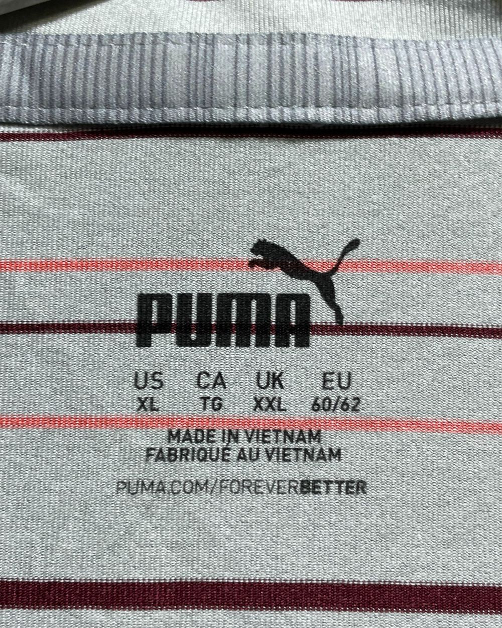 Puma Gray Sport Polo T Shirt For Men XX Large | Preloved Labels