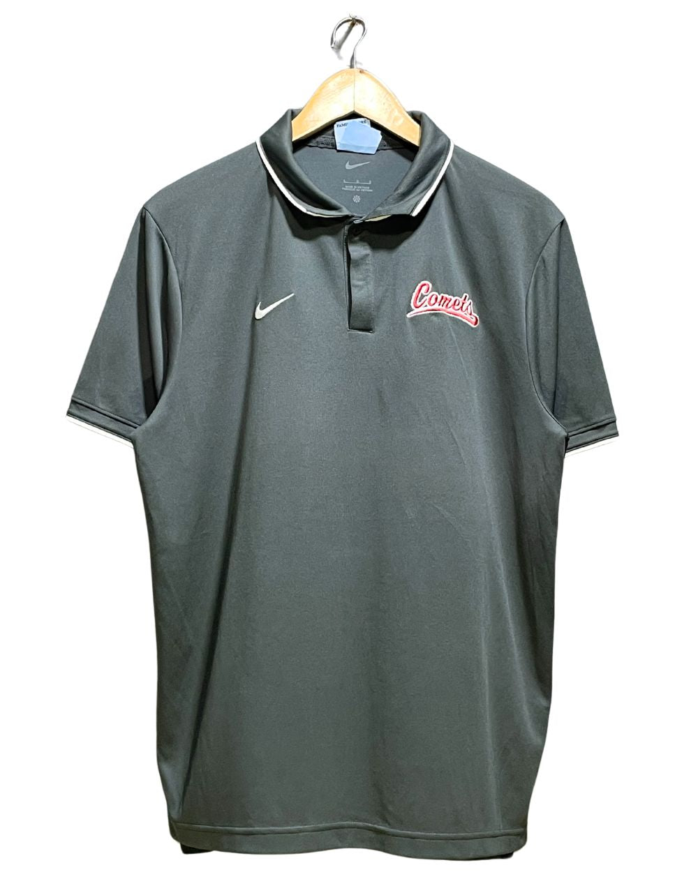 Nike Gray Sport Polo T Shirt For Men Large | Preloved Labels