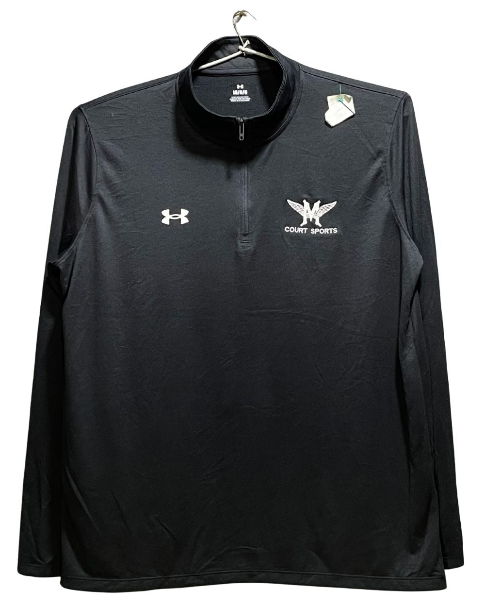 Under Armour Black Sport Polo T Shirt For Men Large | Preloved Labels