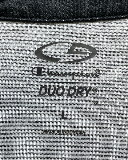 Champion Gray Sport Polo T Shirt For Men Large | Preloved Labels