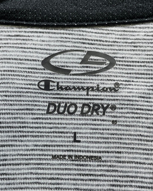 Champion Gray Sport Polo T Shirt For Men Large | Preloved Labels