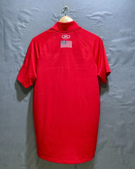 Under Armour Red Sport Polo T Shirt For Men M | Preloved Labels