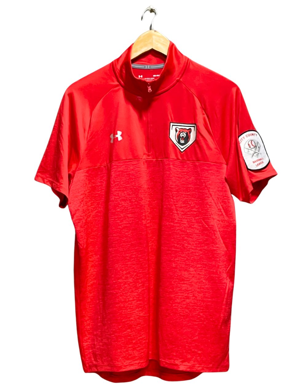 Under Armour Red Sport Polo T Shirt For Men M | Preloved Labels