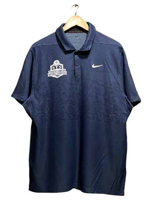Nike Blue Sport Polo T Shirt For Men Large | Preloved Labels