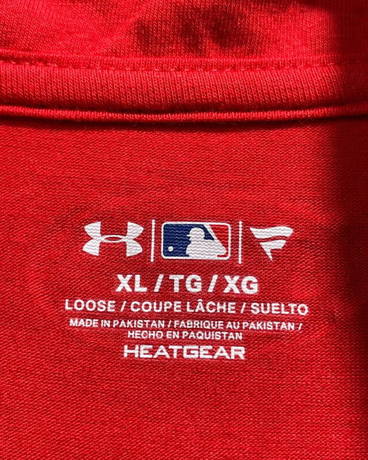 Under Armour Red Sport Polo T Shirt For Men XL | Preloved Labels