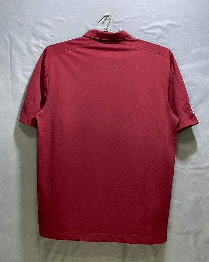 Nike Maroon Sport Polo T Shirt For Men L | Preloved Labels