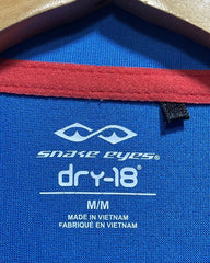 Snake Eyes Blue Sport Polo T Shirt For Men M | Preloved Labels