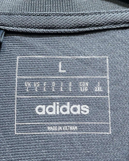 Adidas Gray Sport Polo T Shirt For Men L | Preloved Labels