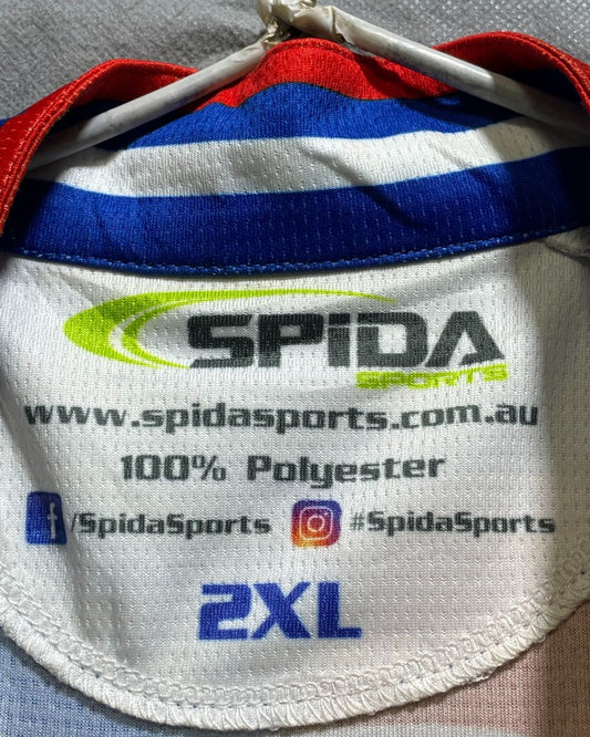 Spida Blue Sport Polo T Shirt For Men XXL | Preloved Labels