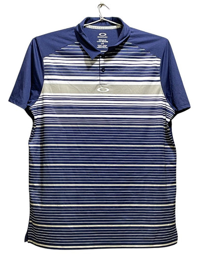 Oakley Blue Sport Polo T Shirt For Men L | Preloved Labels