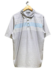 Pebble Beach Gray Sport Polo T Shirt For Men L | Preloved Labels