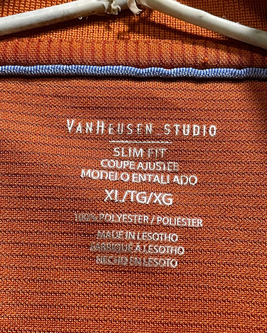 Van Heusen Orange Sport Polo T Shirt For Men XL | Preloved Labels