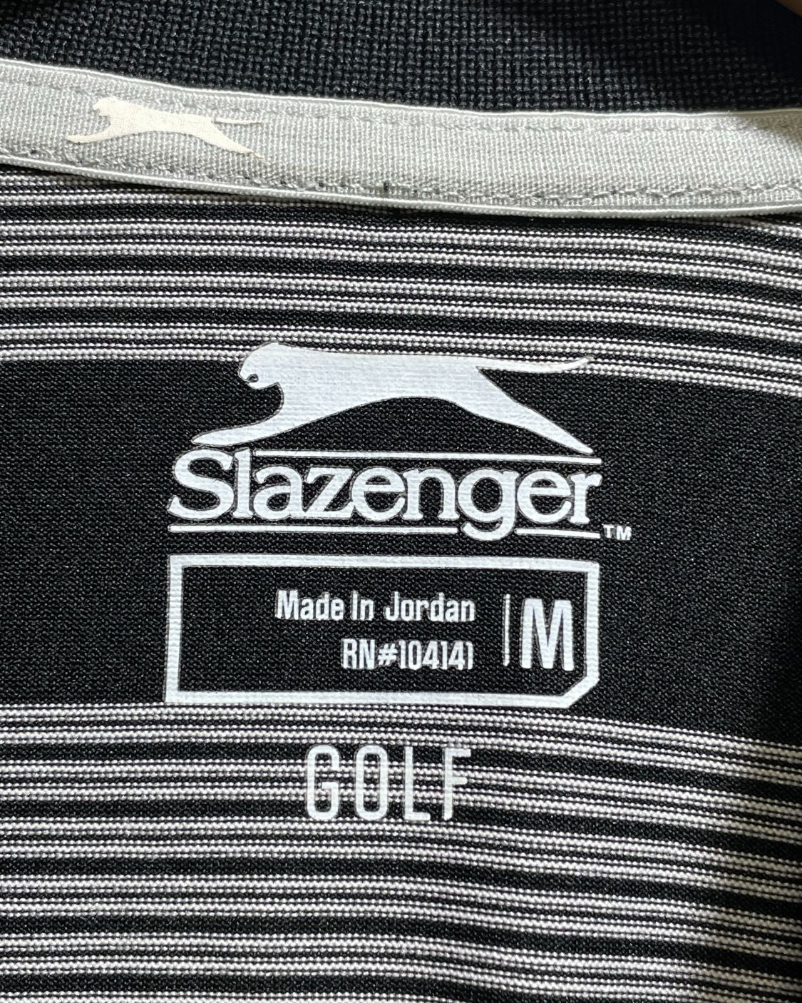 Slazenger Black Sport Polo T Shirt For Men M | Preloved Labels