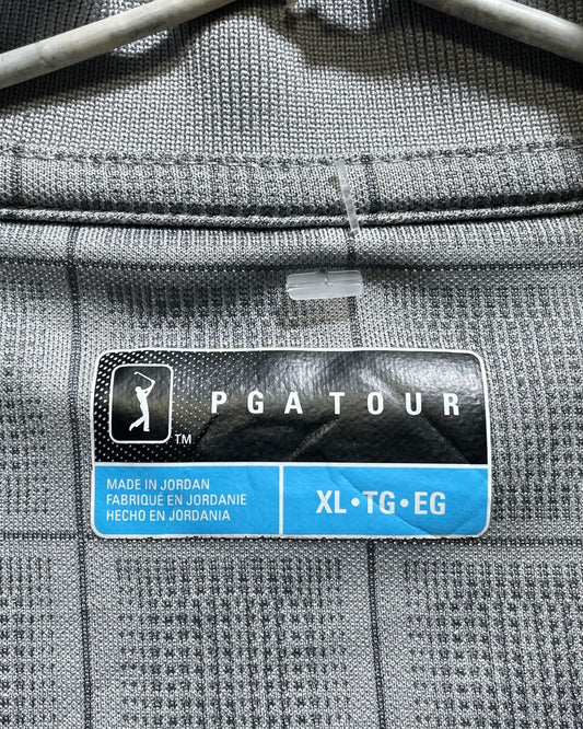 PGA Tour Gray Sport Polo T Shirt For Men XL | Preloved Labels
