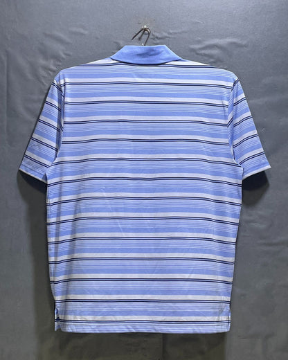 PGA Tour Blue Sport Polo T Shirt For Men L | Preloved Labels