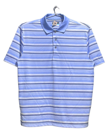PGA Tour Blue Sport Polo T Shirt For Men L | Preloved Labels