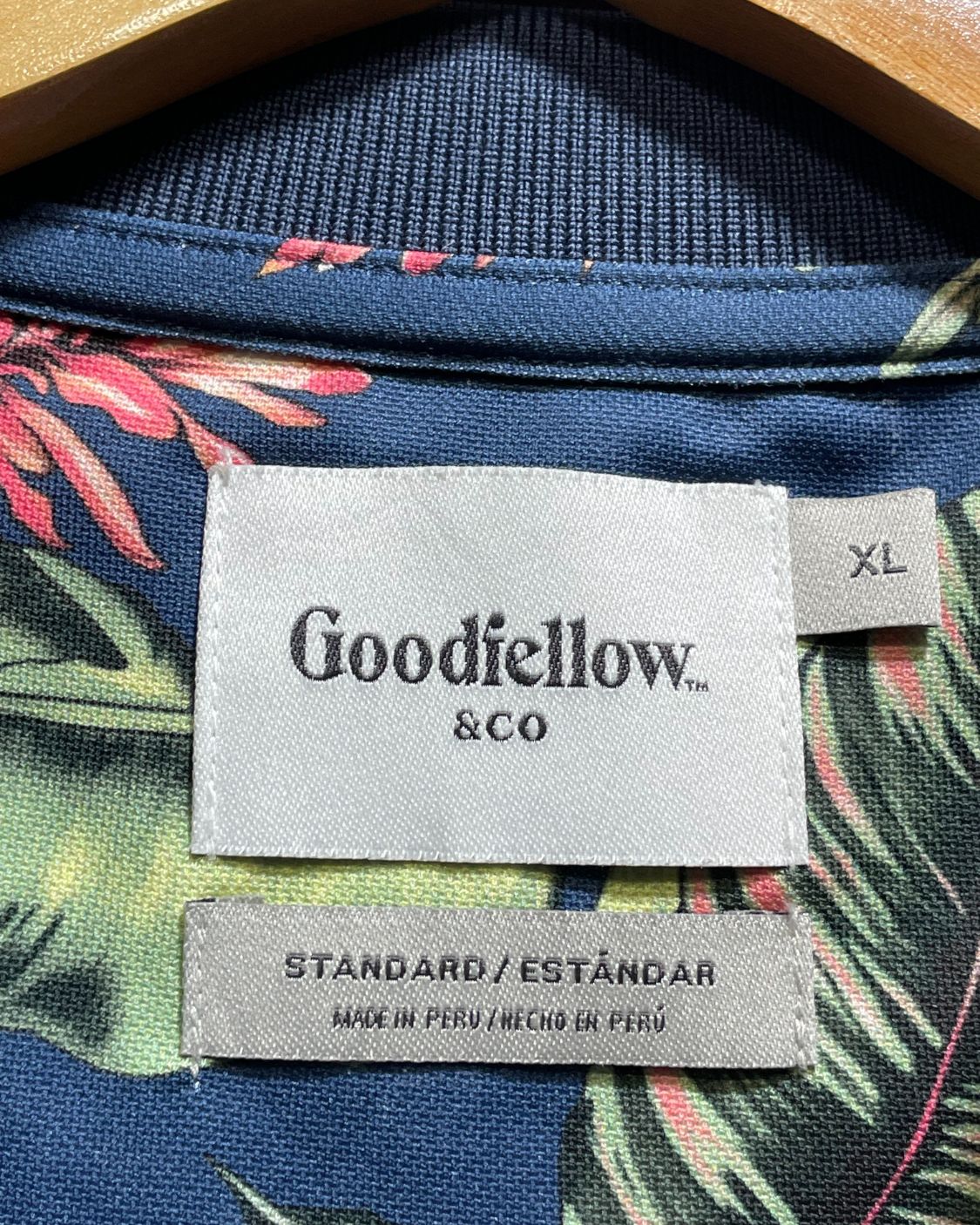 Goodfellow Blue Sport Polo T Shirt For Men XL | Preloved Labels