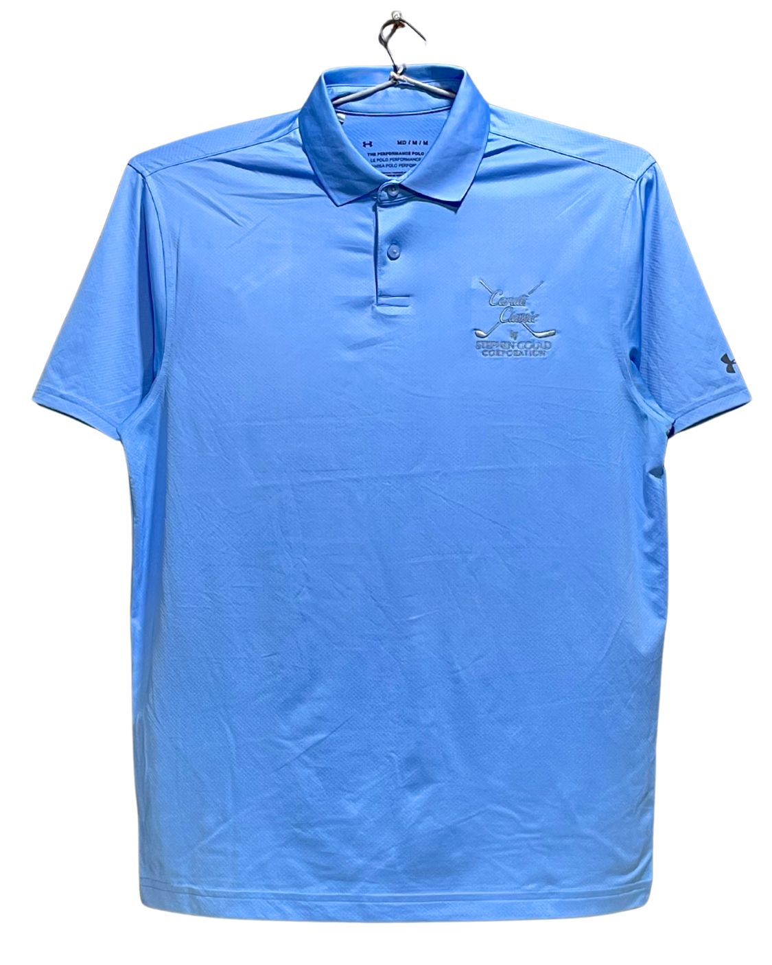 Under Armour Blue Sport Polo T Shirt For Men M | Preloved Labels