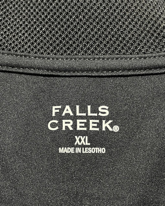 Falls Creek Black Sport Polo T Shirt For Men XXL | Preloved Labels