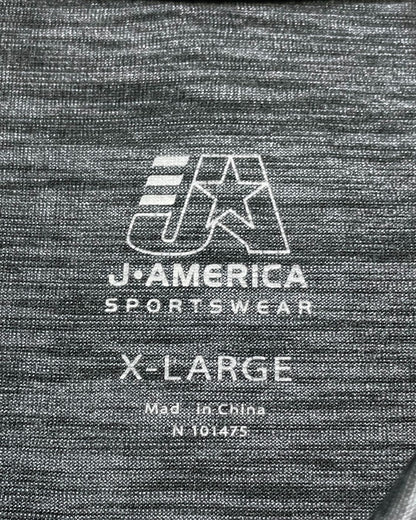 J. America Gray Sport Polo T Shirt For Men XL | Preloved Labels