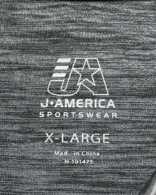 J. America Gray Sport Polo T Shirt For Men XL | Preloved Labels