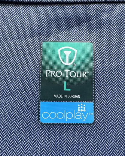Pro Tour Blue Sport Polo T Shirt For Men L | Preloved Labels